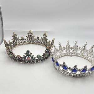 Tiaras set of 2 with box. For your‎ inner Queen or Princess, good condition